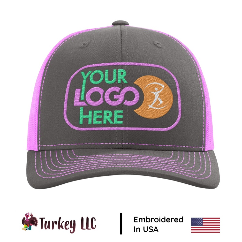 YOUR LOGO HERE  RICHARDSON 112 NEON PINK